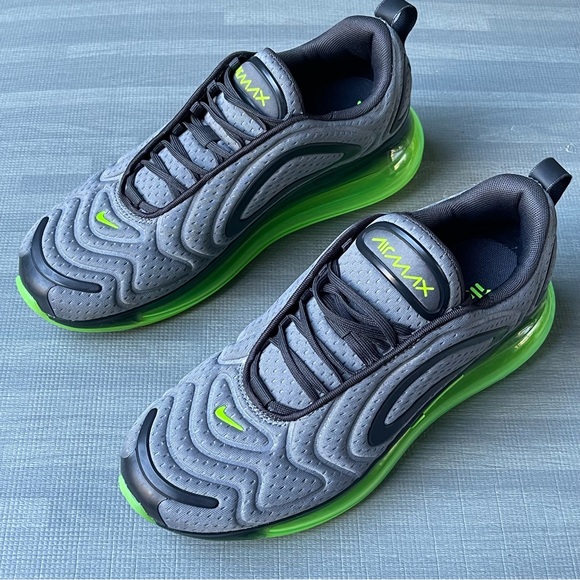 Nike Air Max 720 - CN9833 002 - Smoke Grey / Electric Green - Mens 8 / Wmns 9.5